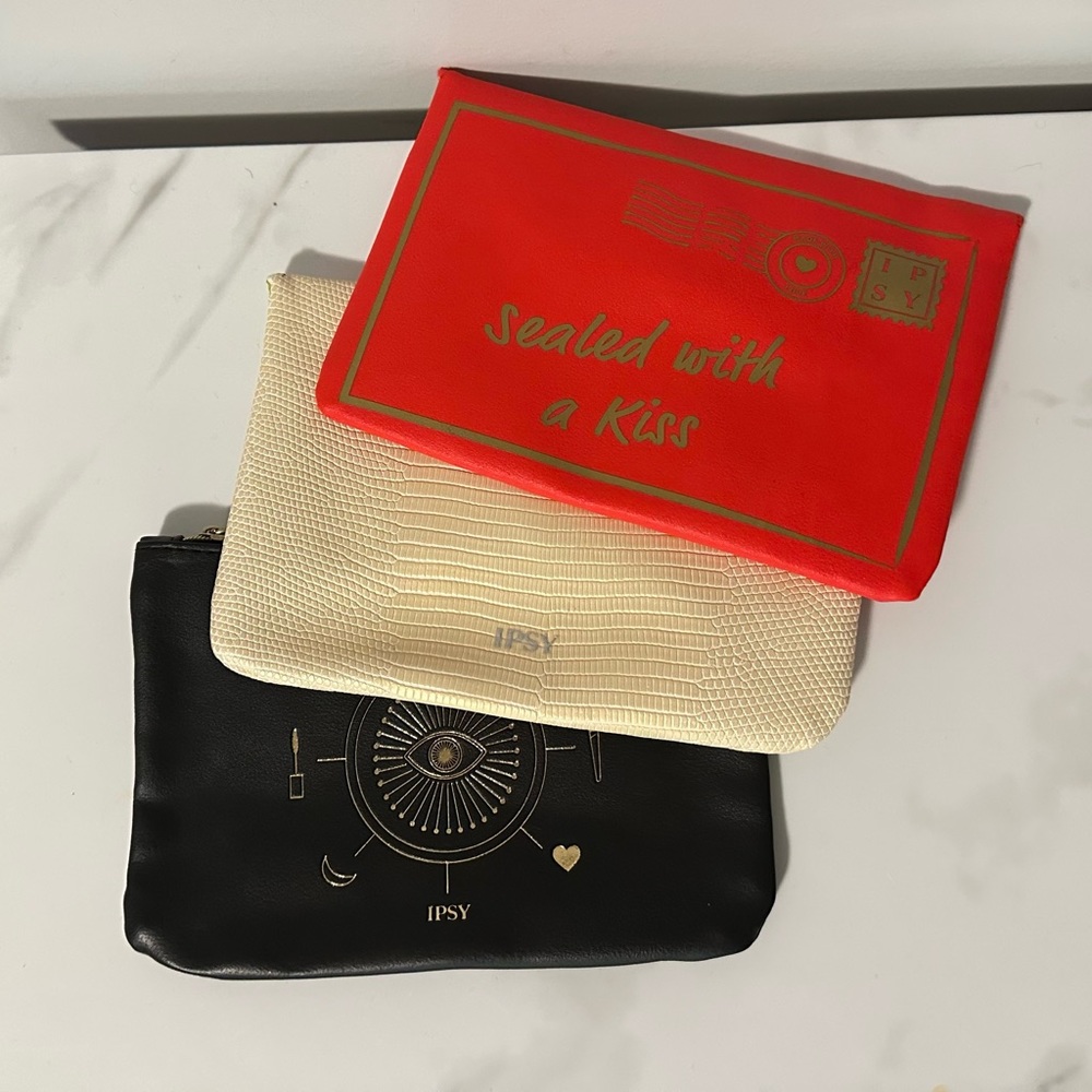 Bundle of 3 Ipsy Wallets